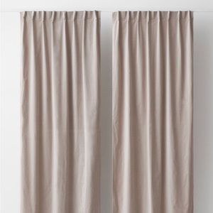2 Pack Velvet Curtain Panel
